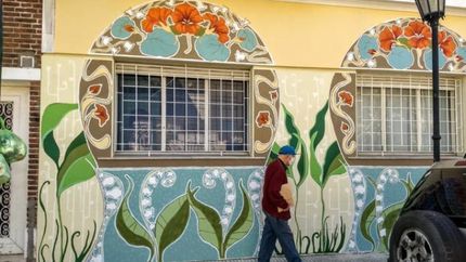 Así quedó la fachada de la casa de 25 de Mayo 107. Como nueva.