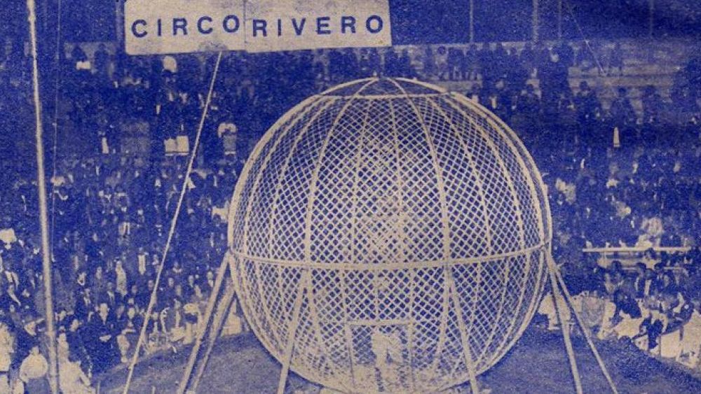 El circo de los hermanos Rivero era una clásico en la zona.
