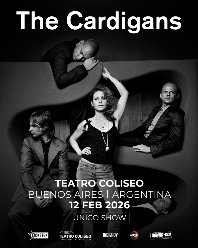 The Cardigans rock sueco en Argentina. 