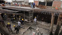Construyen una estación de bombeo en Santa Catalina.
