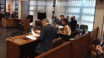 Diario La Unión | Manuel Garrido y Camila Calvo, abogados defensores de Marcos Bazán.