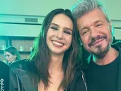 Marcelo Tinelli y su hija Juana.&nbsp;