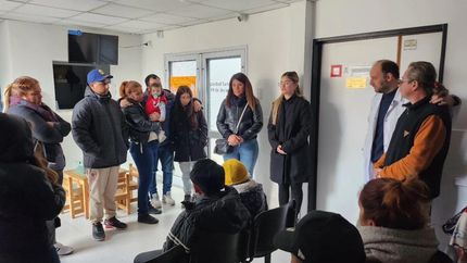 Familiares participaron del homenaje en el Centro Integral de Salud 19 de Diciembre.