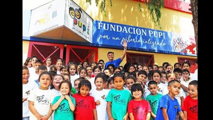 La fundación trabaja con los niños desde 2001