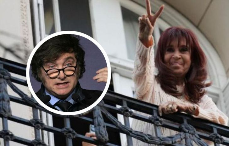 Cristina Kirchner trató de cobarde a Javier Milei.