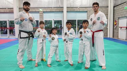 el mejor taekwondo y una clase de lujo en el parque de lomas