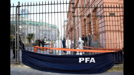 El episodio en la Casa de Gobierno ocurre el mismo día en que un hombre intentó ingresar con un arma.