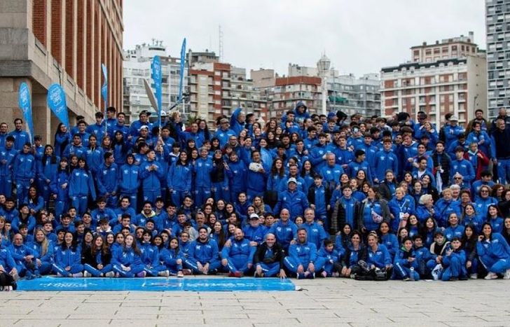 Más de 400 personas fueron a competir a Mar del Plata.