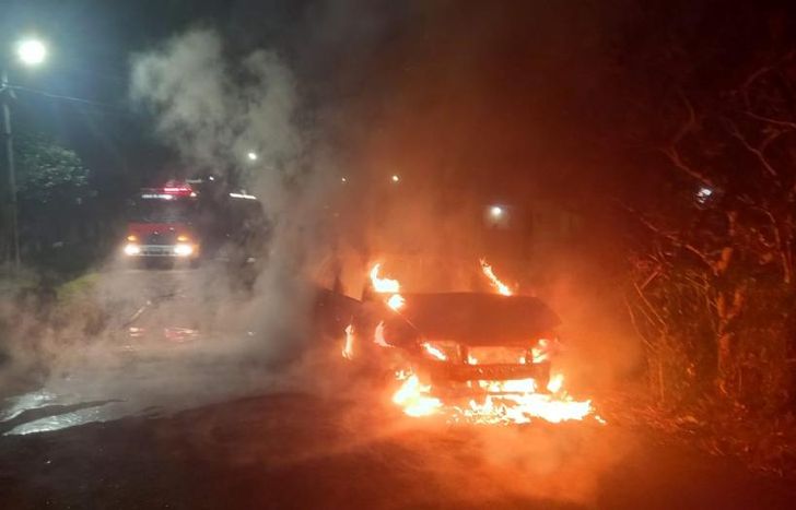 El incendio fue intencional.