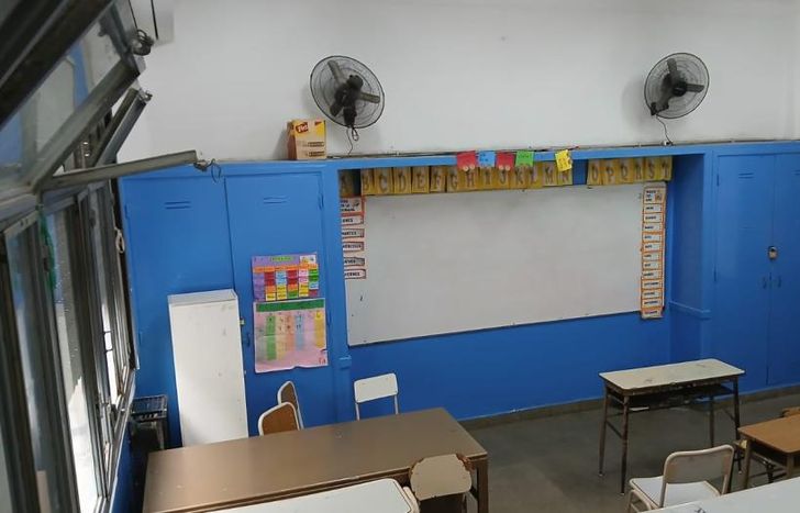 La Escuela Nº69 de Banfield ya luce algunas mejoras. Pronto continuarán con trabajos de iluminaria y pintura.