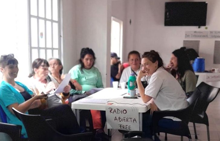 Durante la jornada hubo una radio abierta para los presentes.