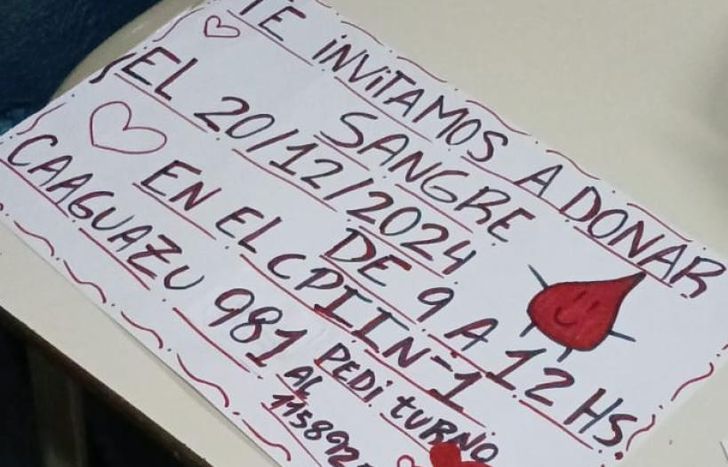 Están produciendo la folletería para pegar en los comercios del barrio.
