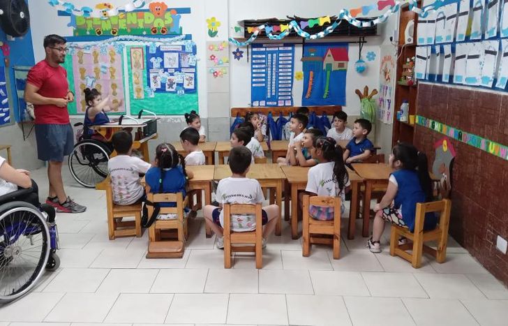 El jardín se destaca por brindar una enseñanza inclusiva.