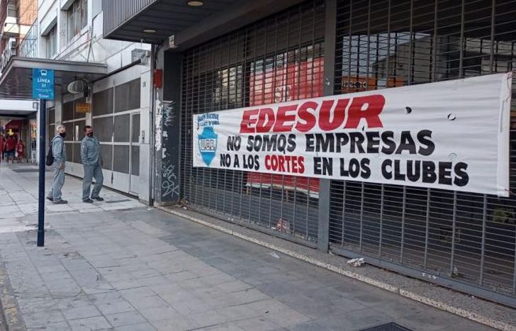 Visibilizaron el reclamo en oficinas comerciales.