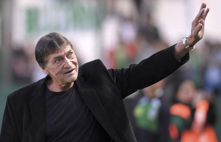 Julio César Falcioni se mostró optimista pese a la caída de Banfield ante San Lorenzo.