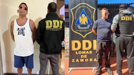 Los dos detenidos durante los ulitmos allanamientos. Los dos detenidos durante los ulitmos allanamientos.