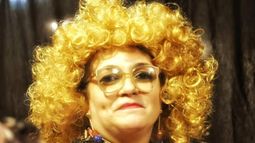 Agustina Sanguinetti en un Café Concert en Banfield.