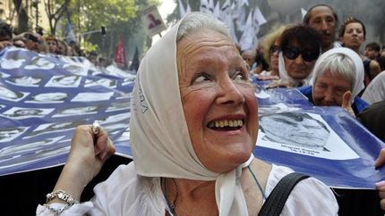 Norita, en plena lucha.