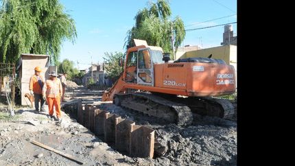 aliviador este: avanza el tramo final de la construccion en fiorito