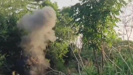 Diario La Unión | Se hizo una detonación controlada en un descampado.