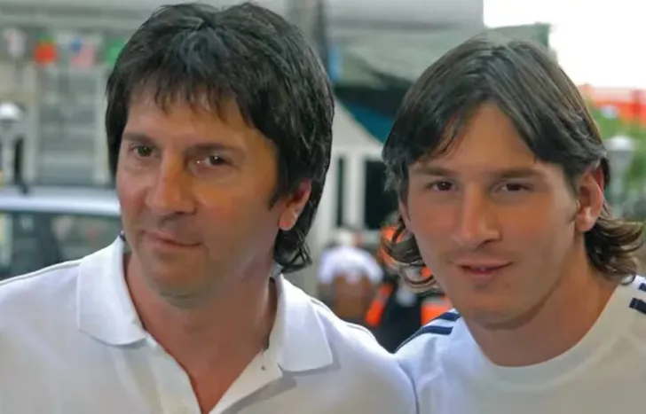 Jorge y Lionel Messi.&nbsp;