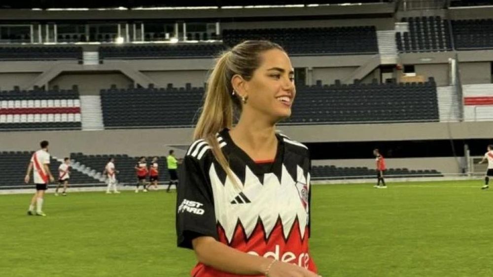 Sabrina, en un evento en River.