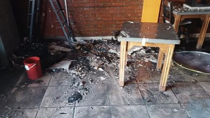 se incendio una pizzeria en fiorito: ahora, a seguir con mas fuerza
