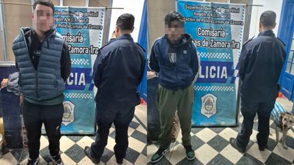 Ambos delincuentes habían sido detenidos por los efectivos policiales de Lomas de Zamora.