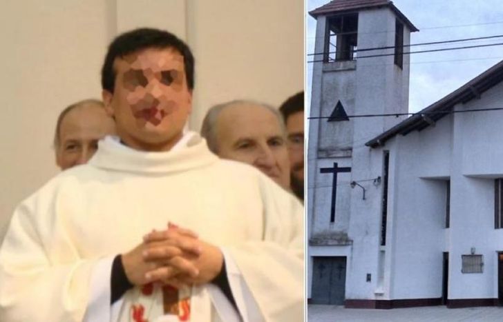 El sacerdote fue apartado de su cargo y terminó detenido.