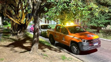 Defensa Civil se hizo presente de manera preventiva.