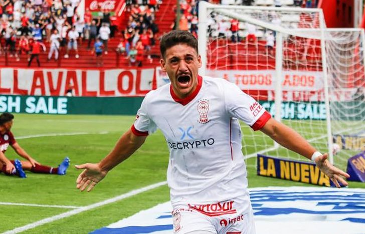Cóccaro abrió el marcador para Huracán.
