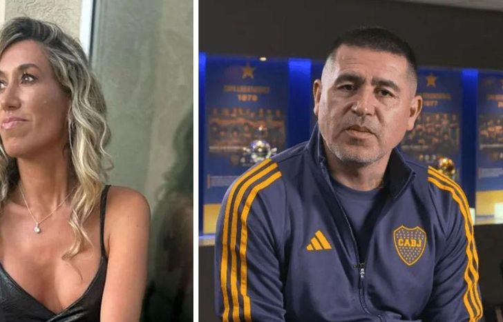 Luciana Elbusto y Juan Román Riquelme, en medio de rumores.