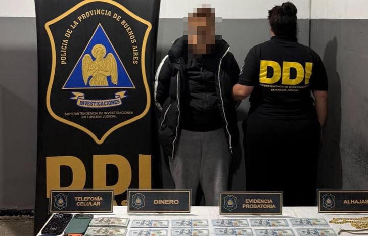 La DDI de Lomas de Zamora atrapó a la viuda negra.