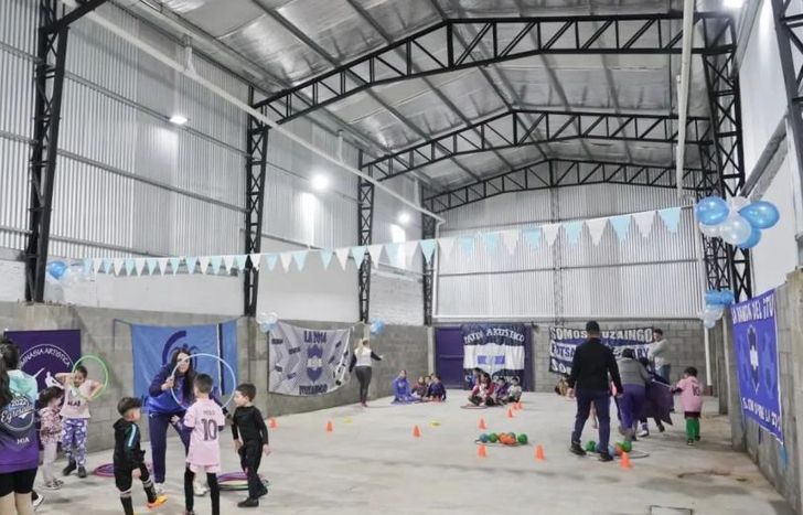 Nuevo gimnasio techado del Club Ituzaingo, de Temperley.