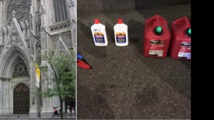 El ya detenido llegó a derramar un poco de gasolina en el interior de la Catedral.