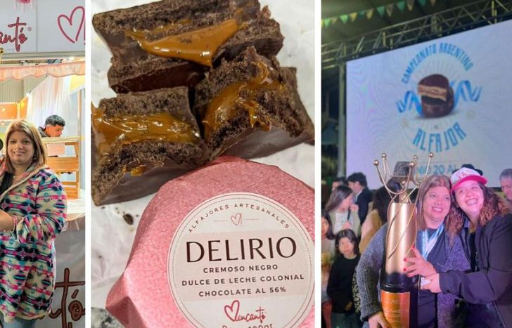 El podio se lo llevó el alfajor con dulce de leche colonial y chocolate al 56%.