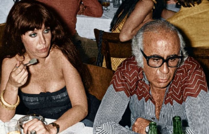 Moria Casan con Carlos Sexton en los 70.&nbsp;