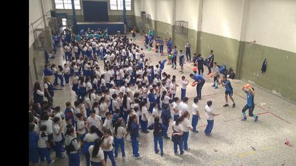 la jornada recreativa estuvo a cargo de los miembros de las inferiores sub 17 y sub 15.