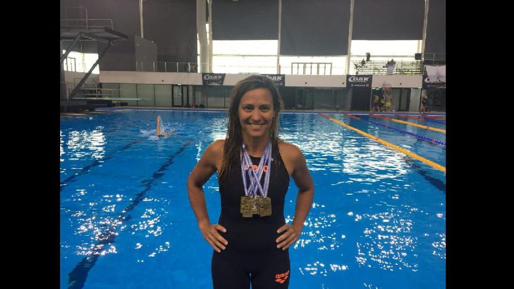En Parque Roca, se llenó de medallas.