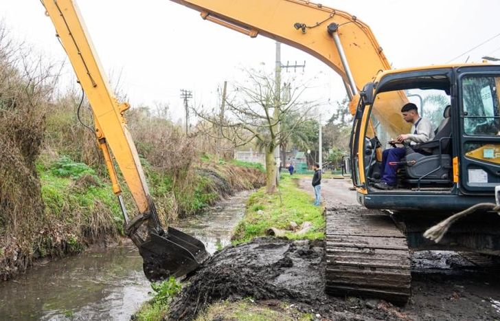 Usaron máquinas para sacar los residuos y obstrucciones acumuladas.