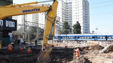Las obras avanzan en la primera etapa del proyecto.