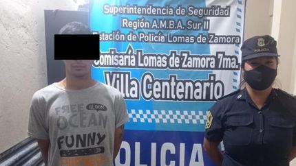 Peluche fue detenido en Echeverría.