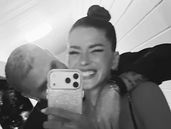 La China Suárez y Mauro Icardi, muy juntos.&nbsp;