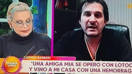 No dio nombres, pero aseguró que se trata de una persona del medio.
