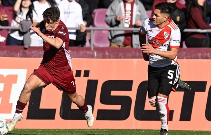 Benjamín Acosta supera en velocidad a Giménez.