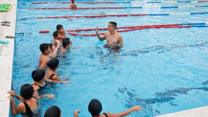 Las clases se dictan en el Parque de Lomas y en el natatorio Guyo Sember.