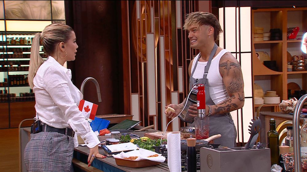 La charla de Wanda Nara con Ian Lucas.&nbsp;