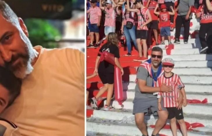 Alejandro Ruffo y su hijo.