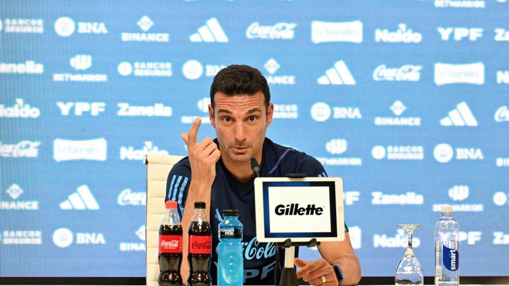 Lionel Scaloni brindó una conferencia de prensa ante del partido ante Panamá. Lionel Scaloni brindó una conferencia de prensa ante del partido ante Panamá.