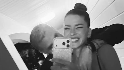 La China Suárez y Mauro Icardi, muy juntos.&nbsp;